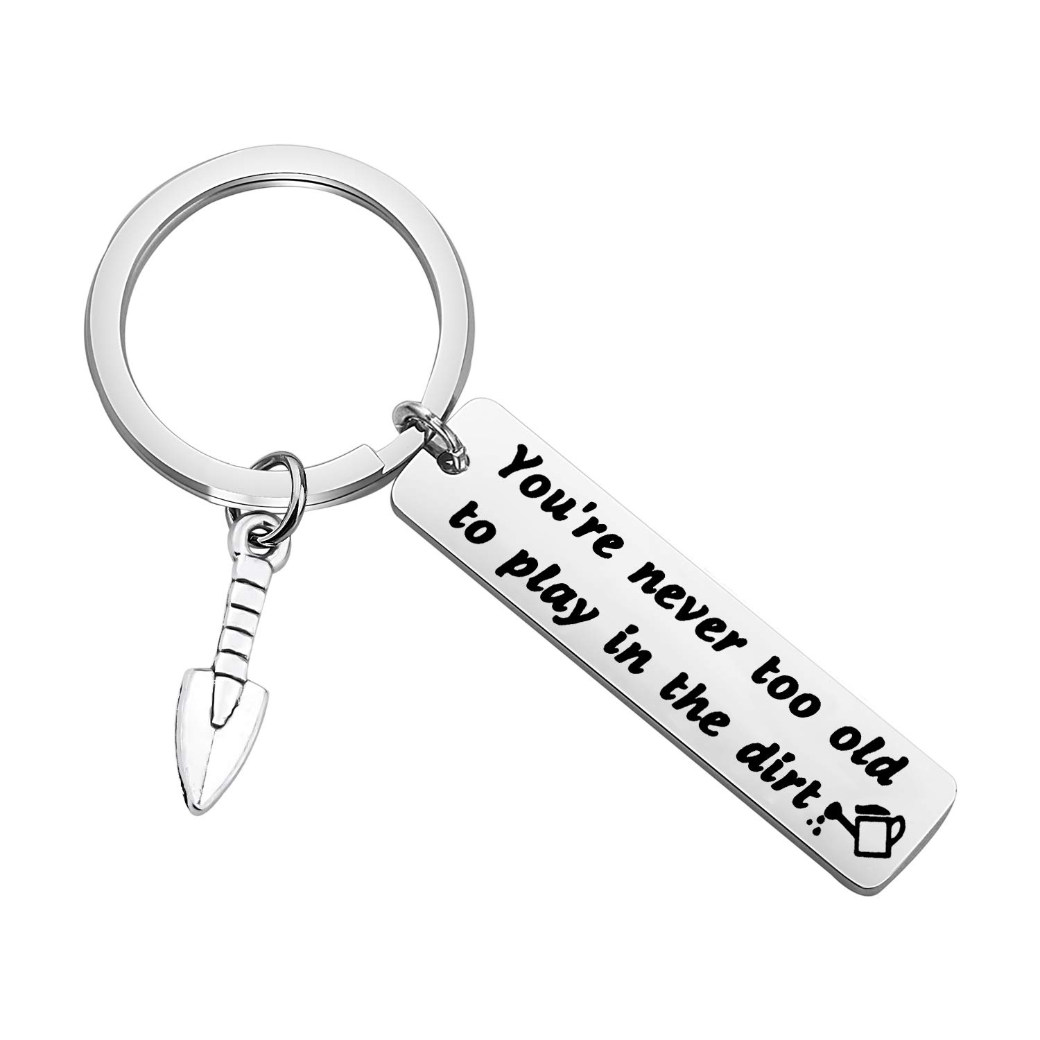 Gardening Keychain Gift for Plant Lovers - Florist Jewelry for Gardeners