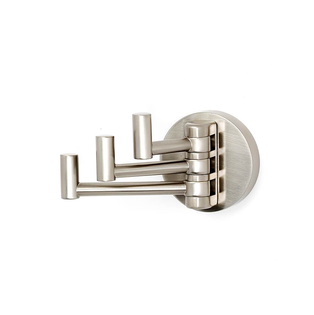 Alno A8385 Heavy Duty Swivel Robe Hook - Chrome Finish Bathroom Wall Hook for Towels, Robes & Clothes - Perfect for Bathroom, Bedroom & Closet Organization