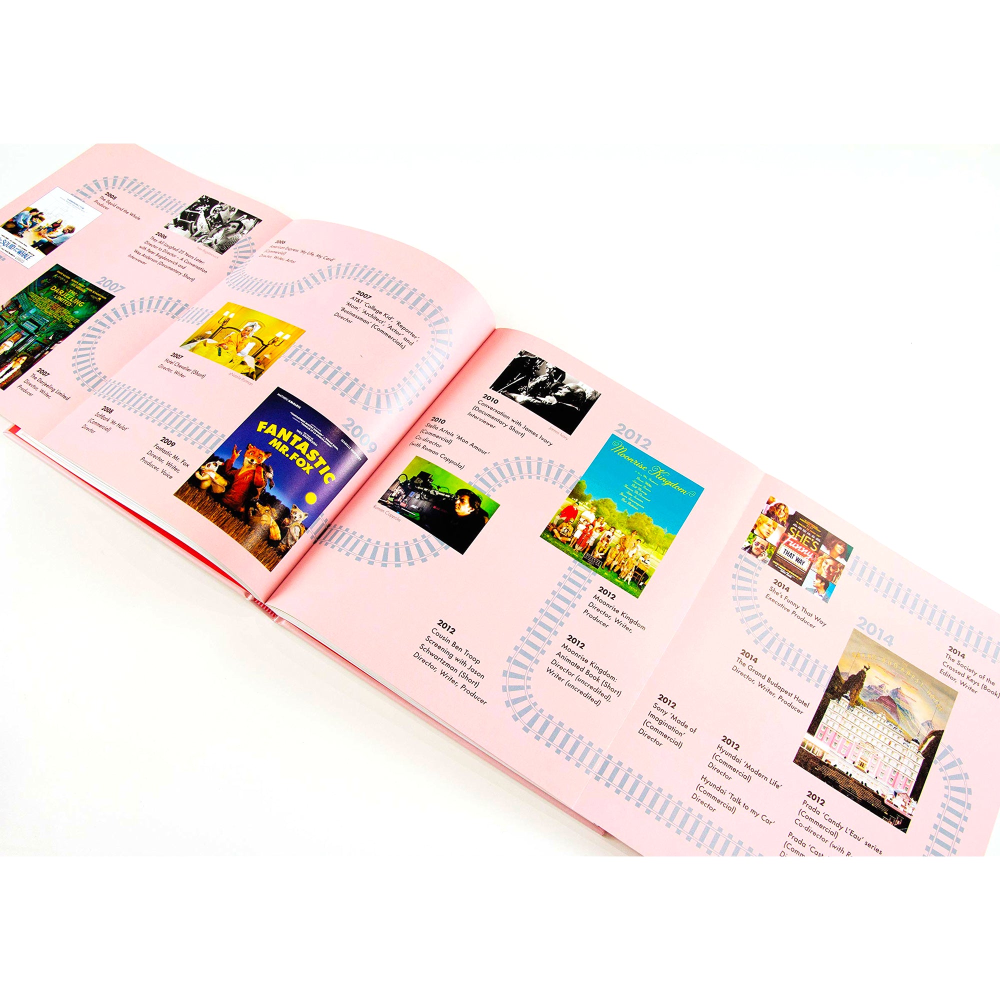 Wes Anderson Hardcover Book - A Visual Journey Through His Films | Perfect for Movie Lovers & Coffee Table Decor