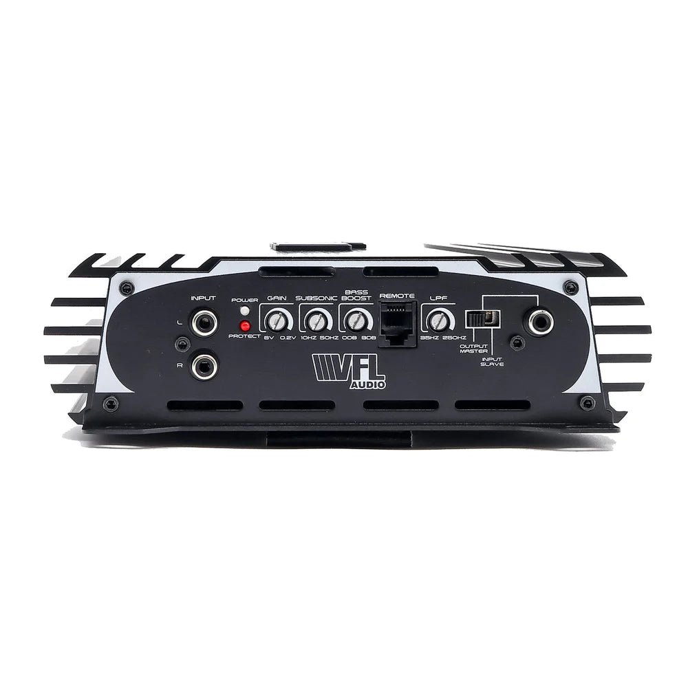 VFL Stealth 3000.1D Monoblock Car Amplifier - 3000W RMS Power, 1 Ohm Stable, Class D - Perfect for Car Audio Systems & Bass Boost