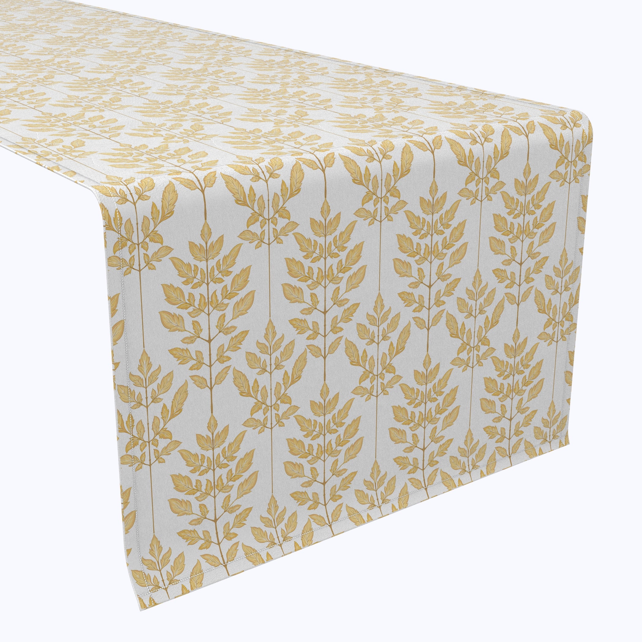 Elegant Floral Cotton Table Runner - 72 Inch Long Dining Table Decor for Weddings, Parties & Home Decor | Machine Washable & Wrinkle-Resistant