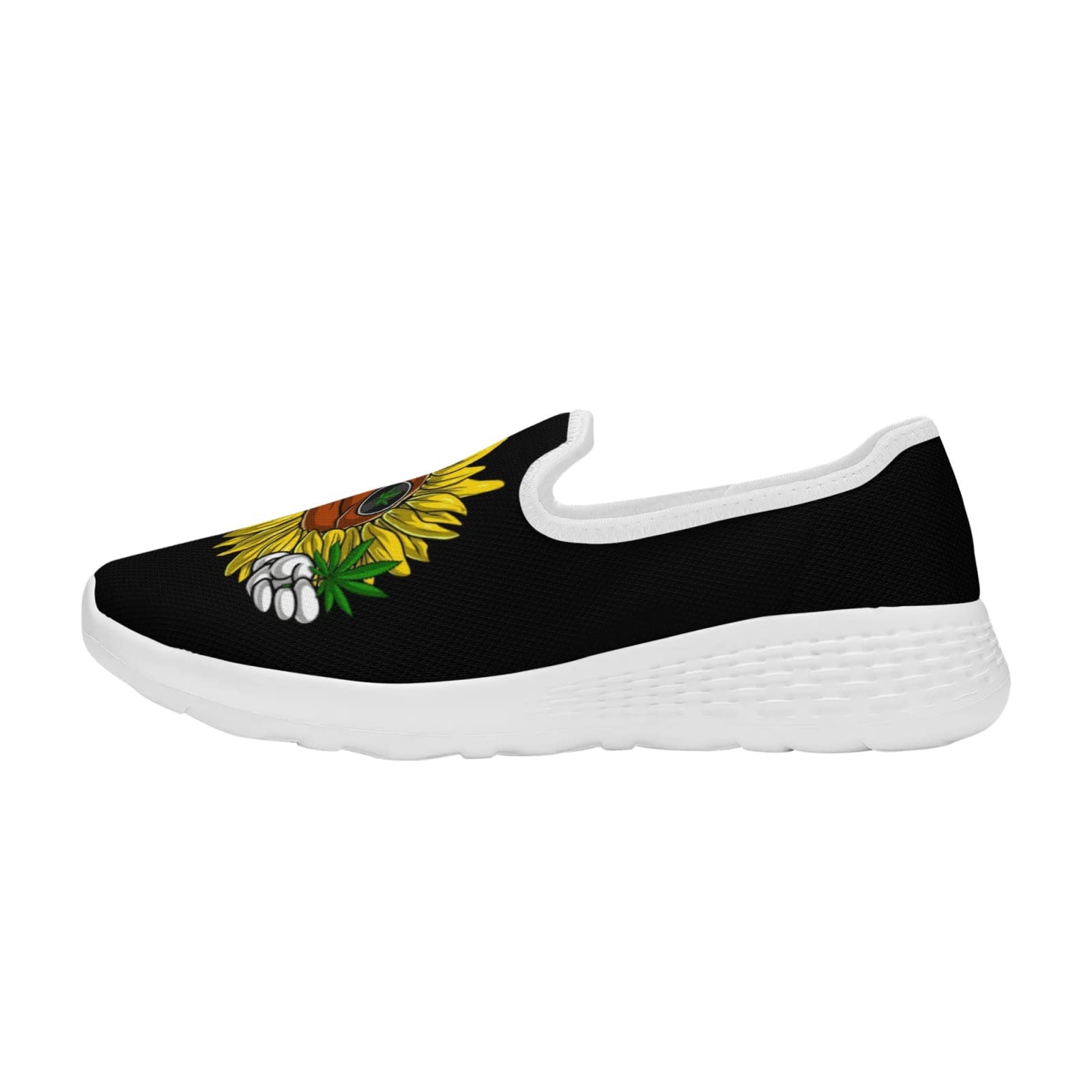 **Sunflower Print Women's Water Shoes with Sunglasses Design - Lightweight Breathable Quick-Drying Wading Shoes for Swimming, Beach, Fishing & Outdoor Activities**