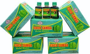 Organic Coco Samba Herbal Drink - 24 Pack (100ml Each Bottle) | Natural Energy Boost & Hydration | Perfect for Workouts, Office & Outdoor Activities