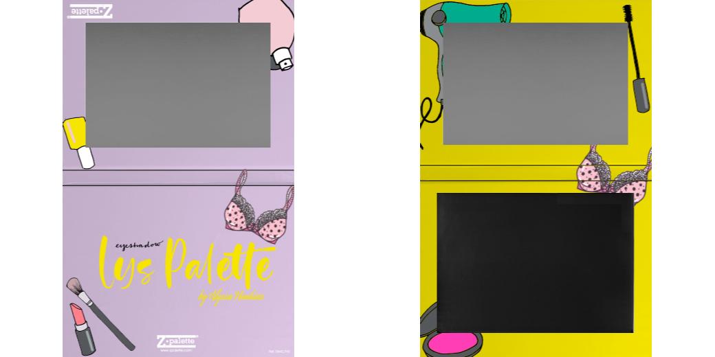 Custom Extra Large Z Palette - Magnetic Makeup Palette for Eyeshadows & Blush - Perfect for Professional Makeup Artists & Travel