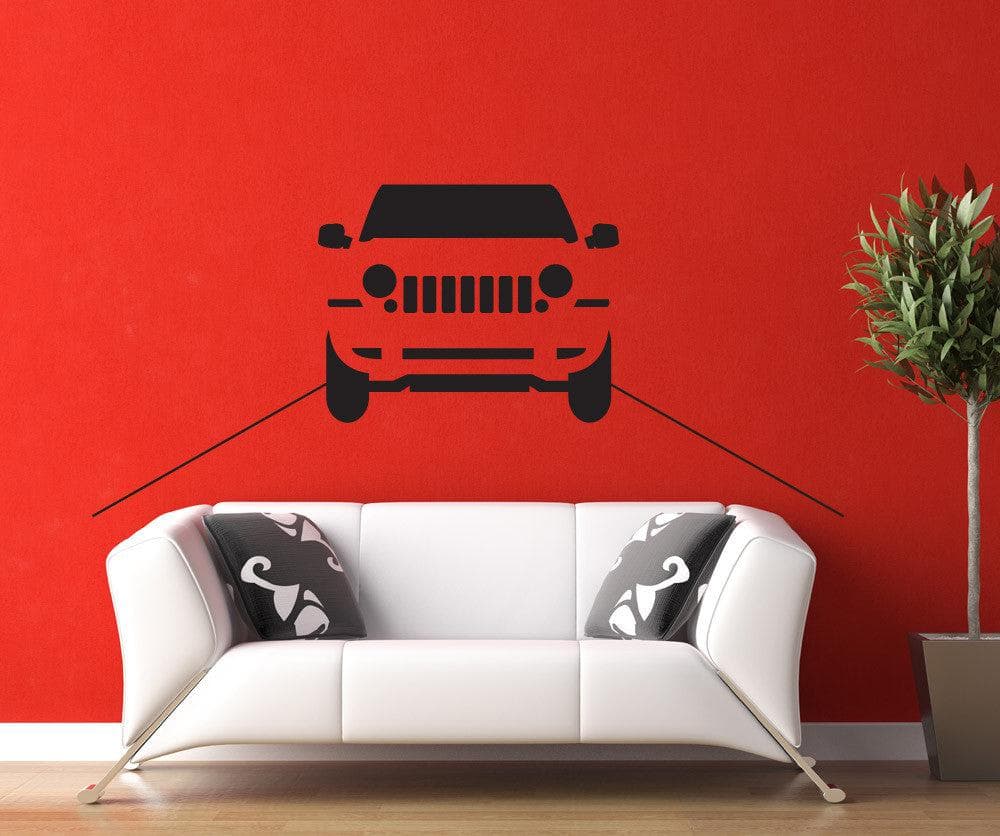 Vinyl Wall Decal Sticker - Off-Road Jeep Adventure Design - Perfect for Kids Room, Nursery, or Office Decor - #OS_DC745