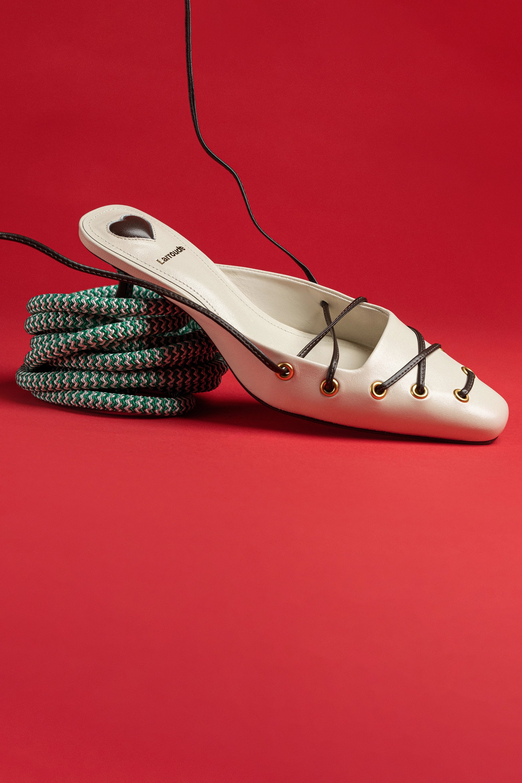 Amal Ivory Leather Lace Up Pump - Elegant Women's Dress Shoes for Office, Wedding & Formal Events