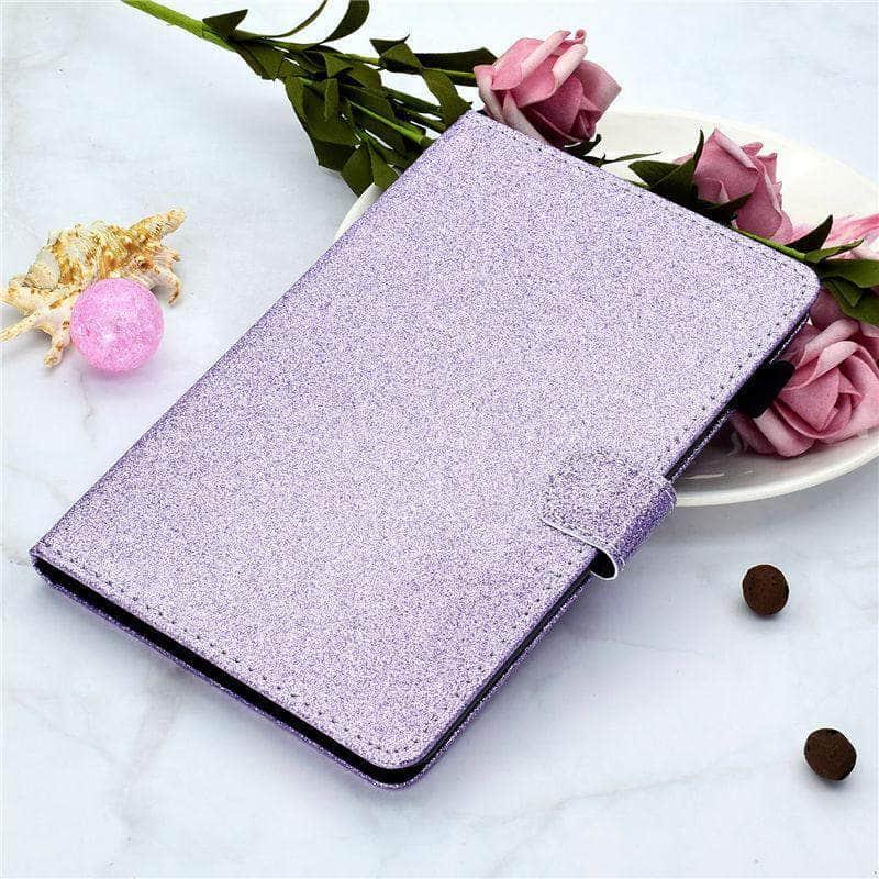 Premium Glitter Case for Samsung Galaxy Tab S6 10.5 (T865/T860) - Protective Flip Stand Cover with Stylish Sparkle Design | Perfect for Work, Travel & Entertainment