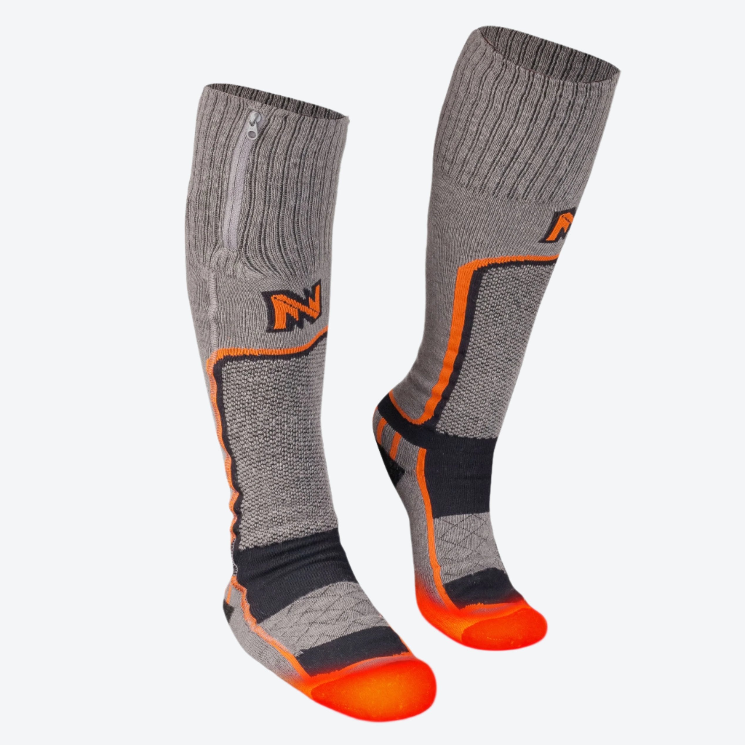Premium Merino Wool Heated Socks for Men & Women - Battery Powered Winter Warmth for Hiking, Skiing & Outdoor Activities