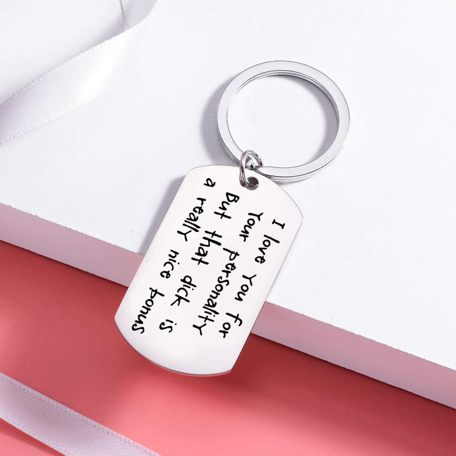 Funny Couples Keychains - Cute Boyfriend Girlfriend Gifts for Valentine's Day, Anniversary & Romantic Occasions - Perfect for Date Nights, Love Tokens and Relationship Keepsakes
