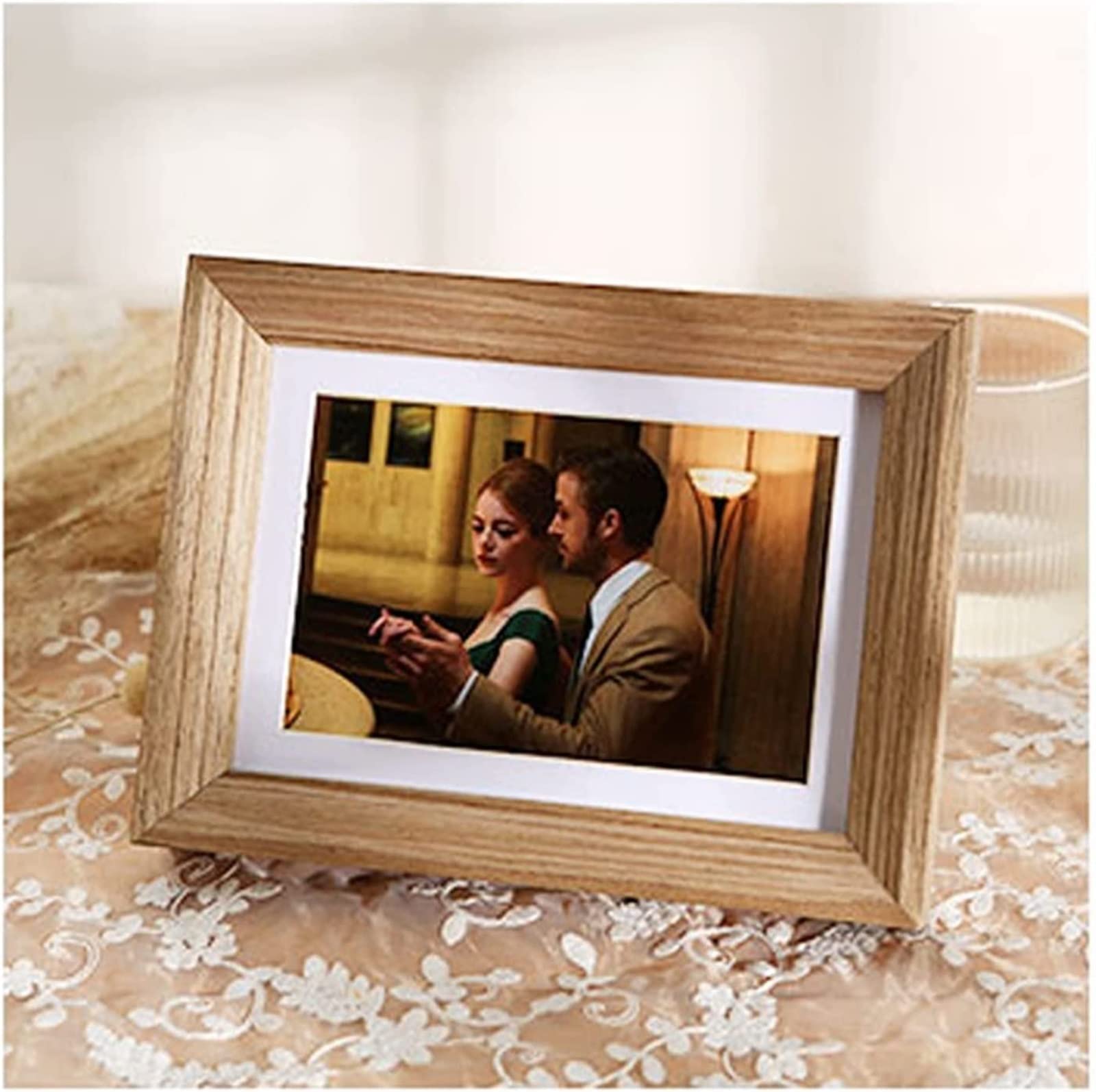 Wooden Photo Frame - Wall Mounted & Desktop Display for Home Decor, Commemorative Picture Frame - Perfect for Living Room, Bedroom & Office Decorations