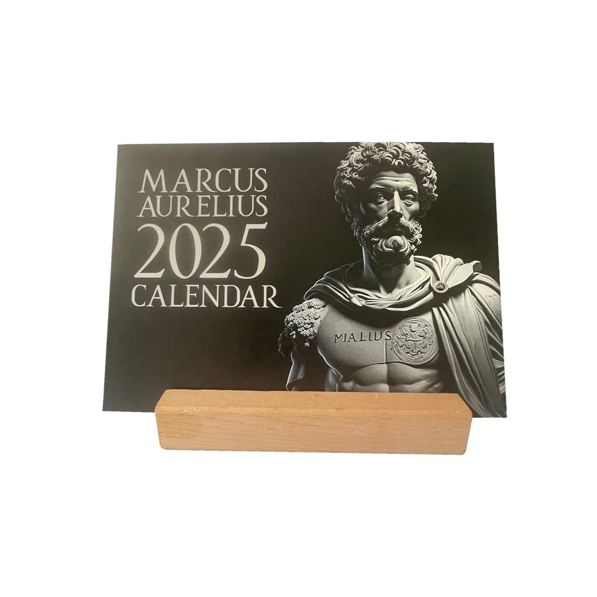 2025 Horizontal Desk Calendar - Wisdom of Marcus Aurelius: Daily Stoic Inspiration for Office, Home & Study | Motivational Planner for Productivity & Mindfulness