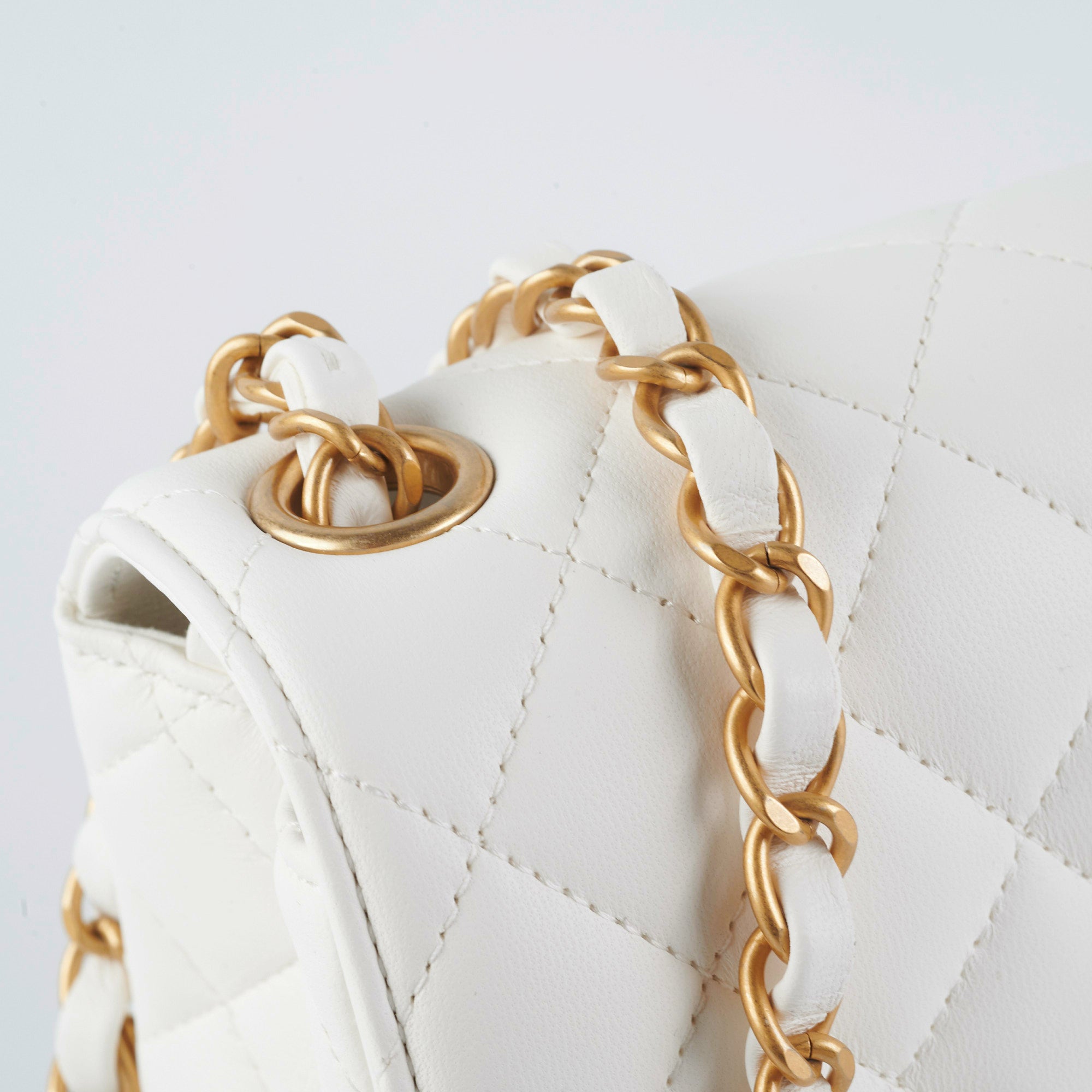 Chanel Classic Flap Bag in White - Luxury Designer Handbag for Women | Perfect for Parties, Weddings & Everyday Elegance