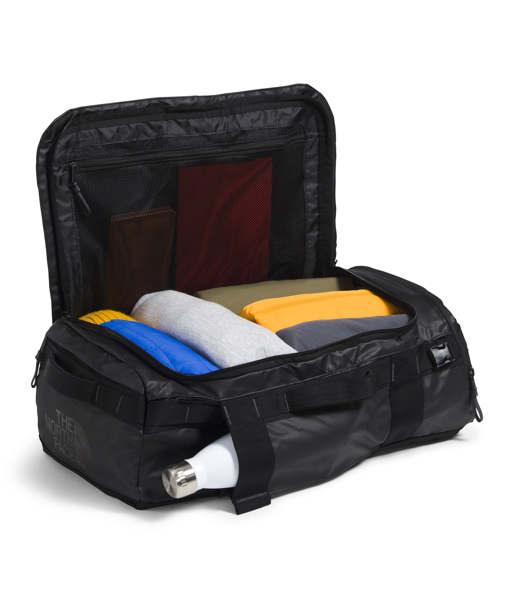 The North Face Base Camp Voyager Duffel 32L - Durable Travel Duffel Bag for Hiking, Camping & Gym - Water-Resistant & Lightweight Carry-On Luggage