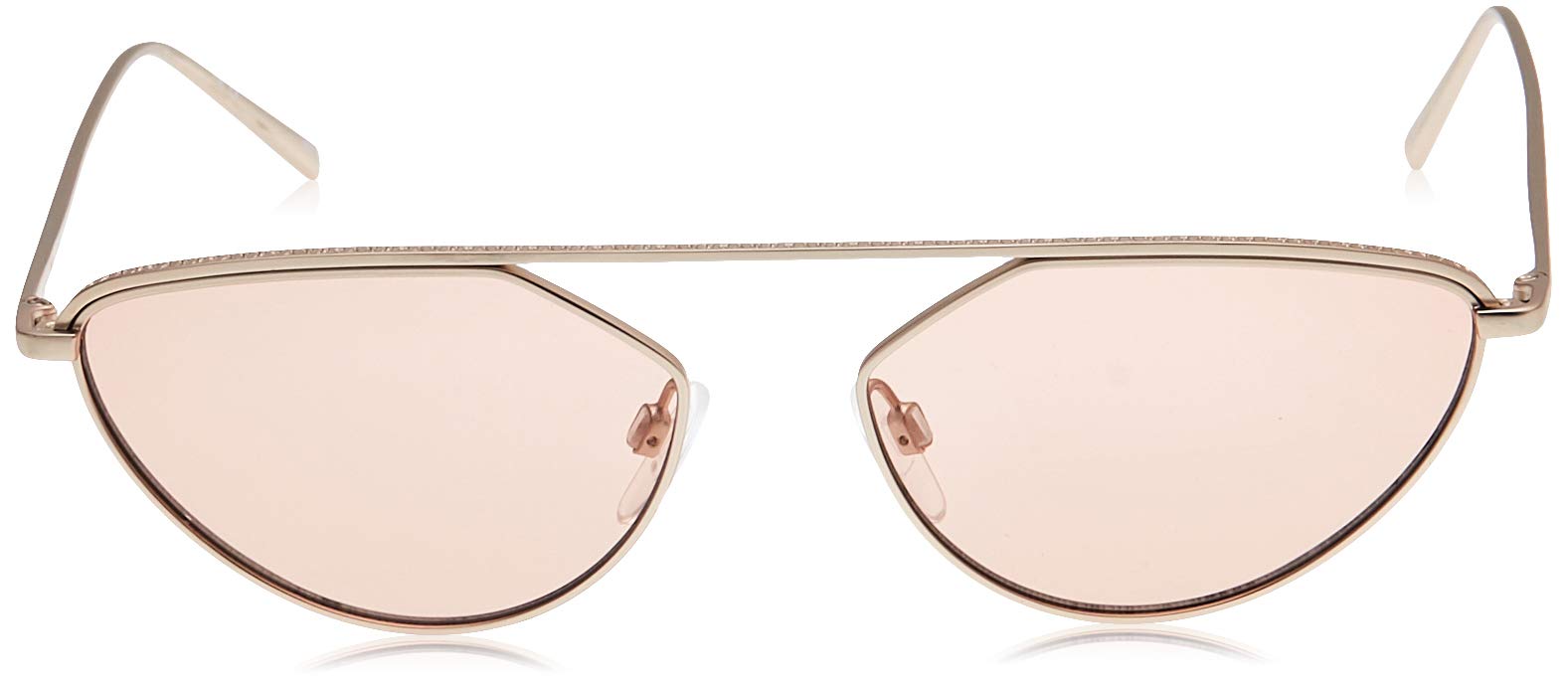 DKNY Women's DK109S Oval Sunglasses - UV Protection Fashion Sunglasses for Women, Stylish Oval Frame with Polarized Lenses - Perfect for Driving, Beach, and Outdoor Activities