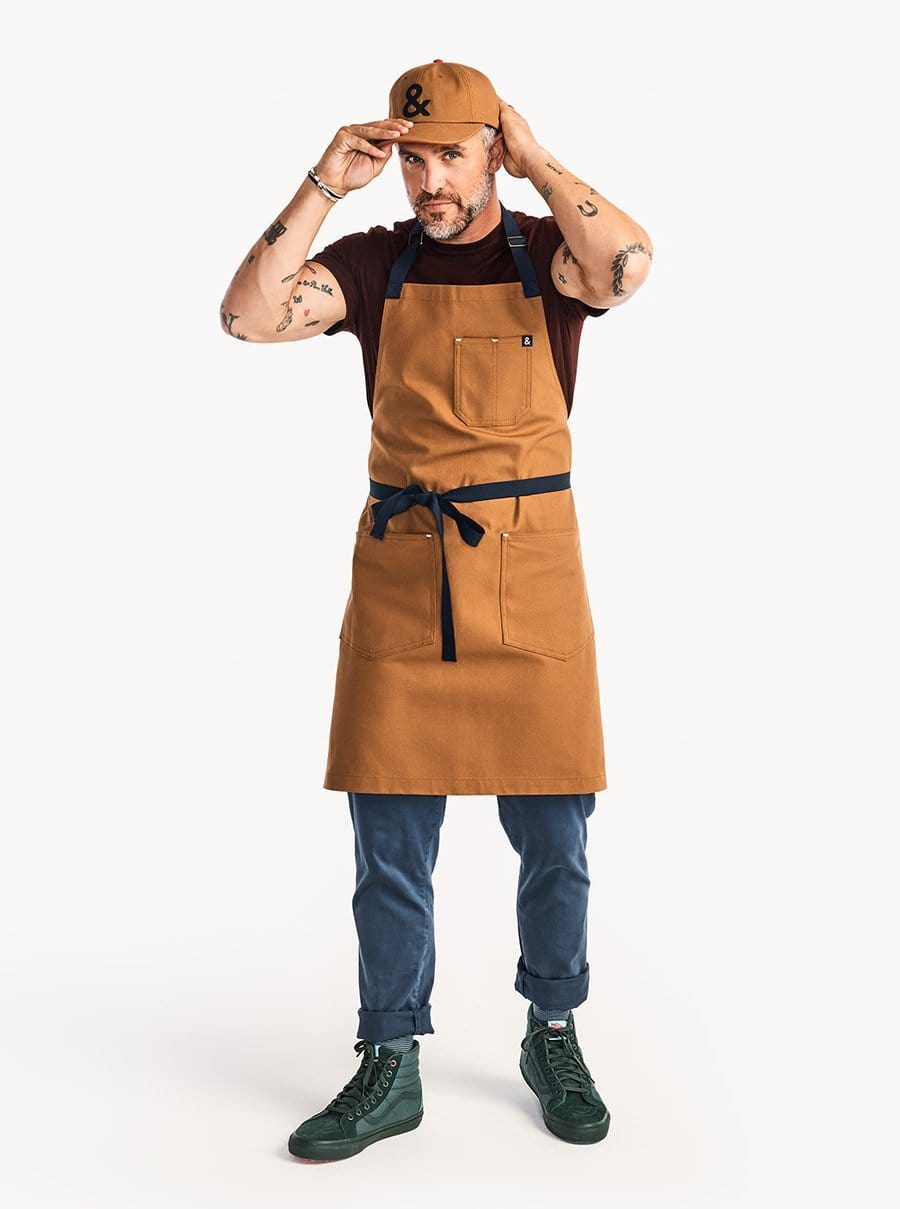 Hedley & Bennett Essential Canvas Apron - Durable & Stylish Chef Apron for Cooking, Baking & BBQ - Perfect for Home Chefs & Professional Kitchens