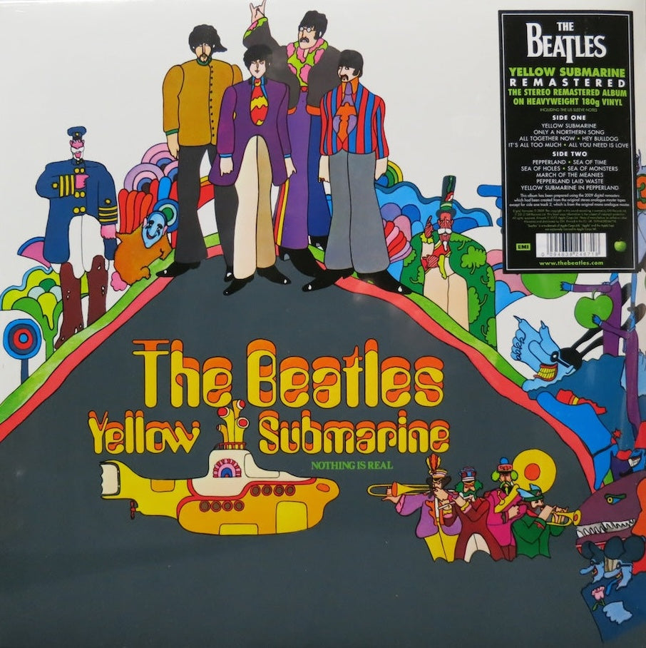 The Beatles 'Yellow Submarine' Remastered 180g Vinyl LP Record - High Quality Audiophile Edition for Music Collectors & Home Listening