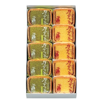 Premium Japanese Kasutera Sponge Cake - Authentic Traditional Sweet Snack (10 Pieces) - Perfect for Tea Time, Gifts & Dessert Lovers