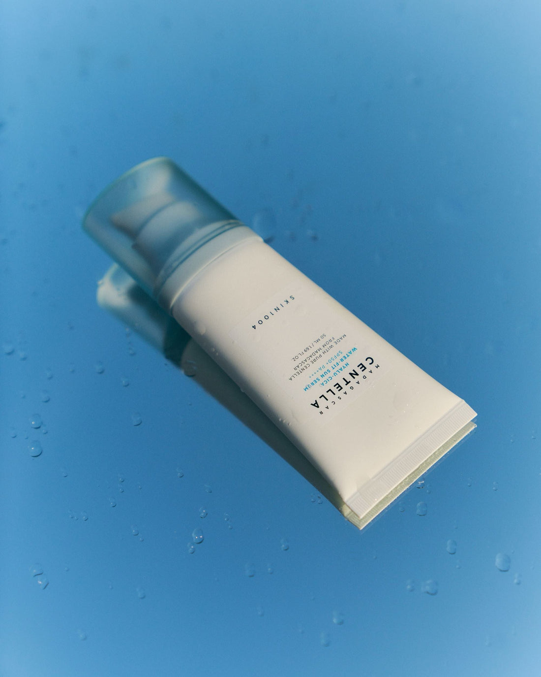 SKIN1004 Madagascar Centella Hyalu-Cica Water Fit Sun Serum SPF50+ PA++++ 50ml | Korean Sunscreen for Face | Lightweight Hydrating Sun Protection for Daily Use & Outdoor Activities