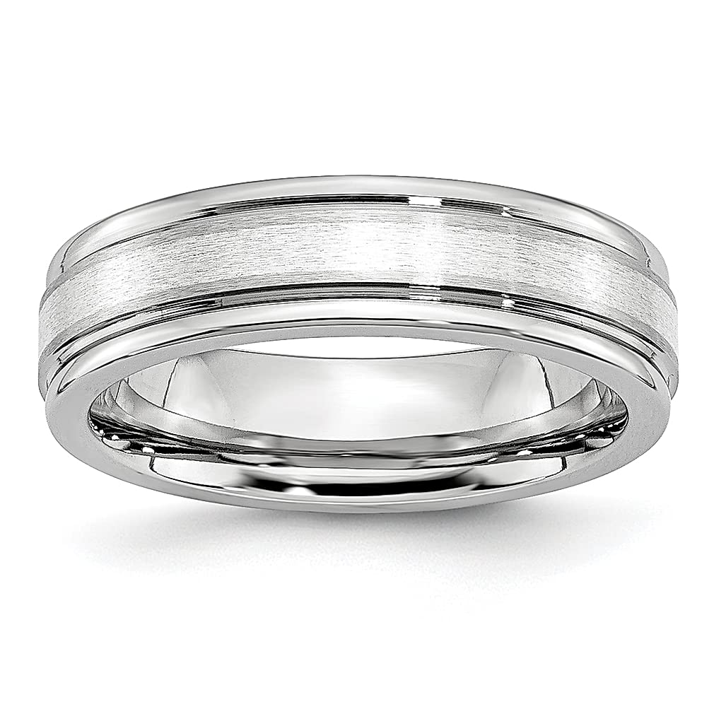 ICE CARATS 6mm Cobalt 925 Sterling Silver Inlaid Wedding Band Ring for Women - Durable Hypoallergenic Fine Jewelry, Perfect for Engagement, Anniversary & Everyday Wear Gifts for Her