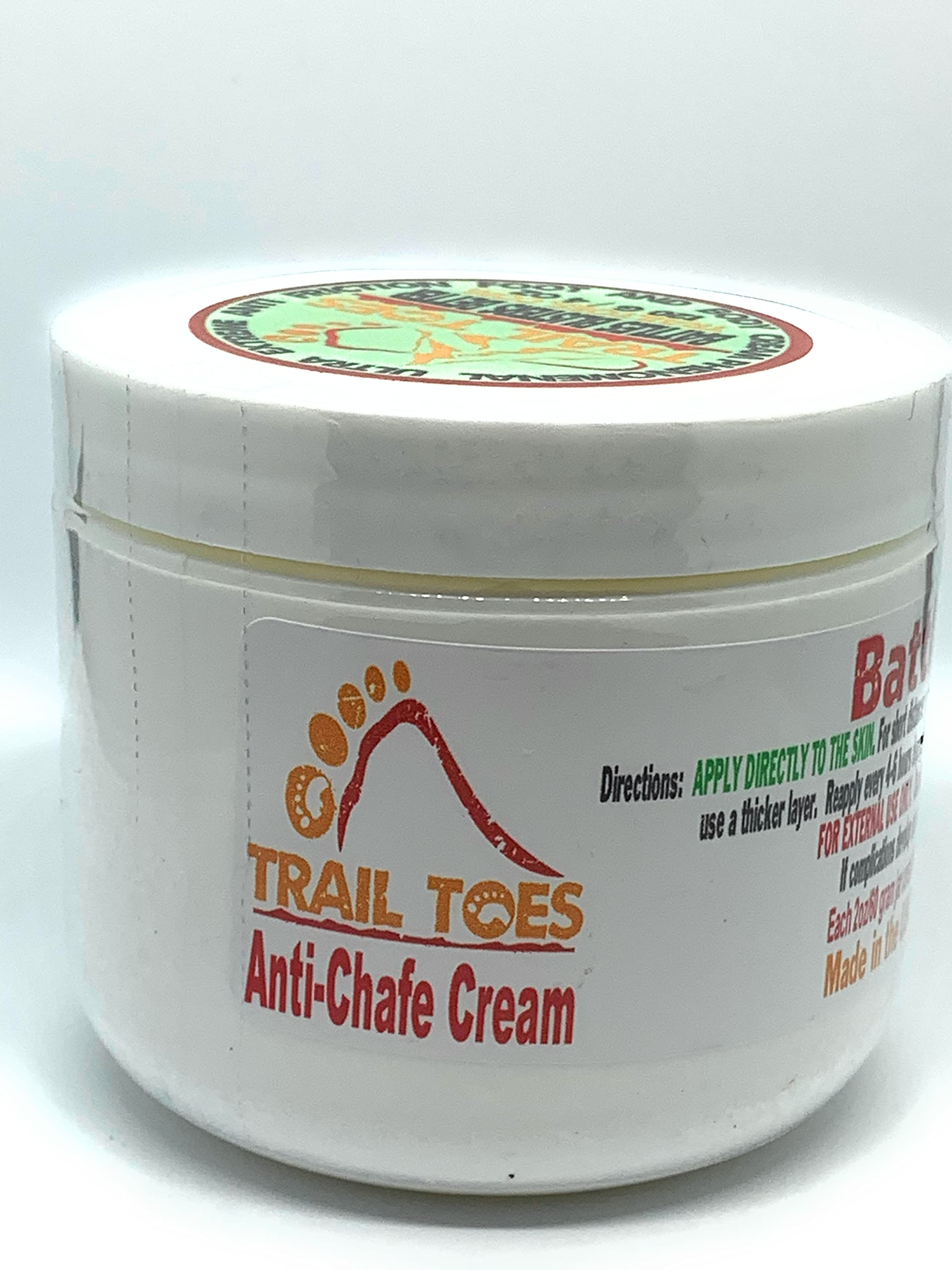 Ultra Extreme Anti Friction Foot & Body Cream - 4oz Small Size for Men & Women - Moisturizing & Healing for Dry Cracked Feet - Perfect for Hiking, Running & Sports Activities