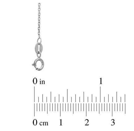 5-Stone Diamond Letter 'G' Initial Sterling Silver Pendant Necklace - 18