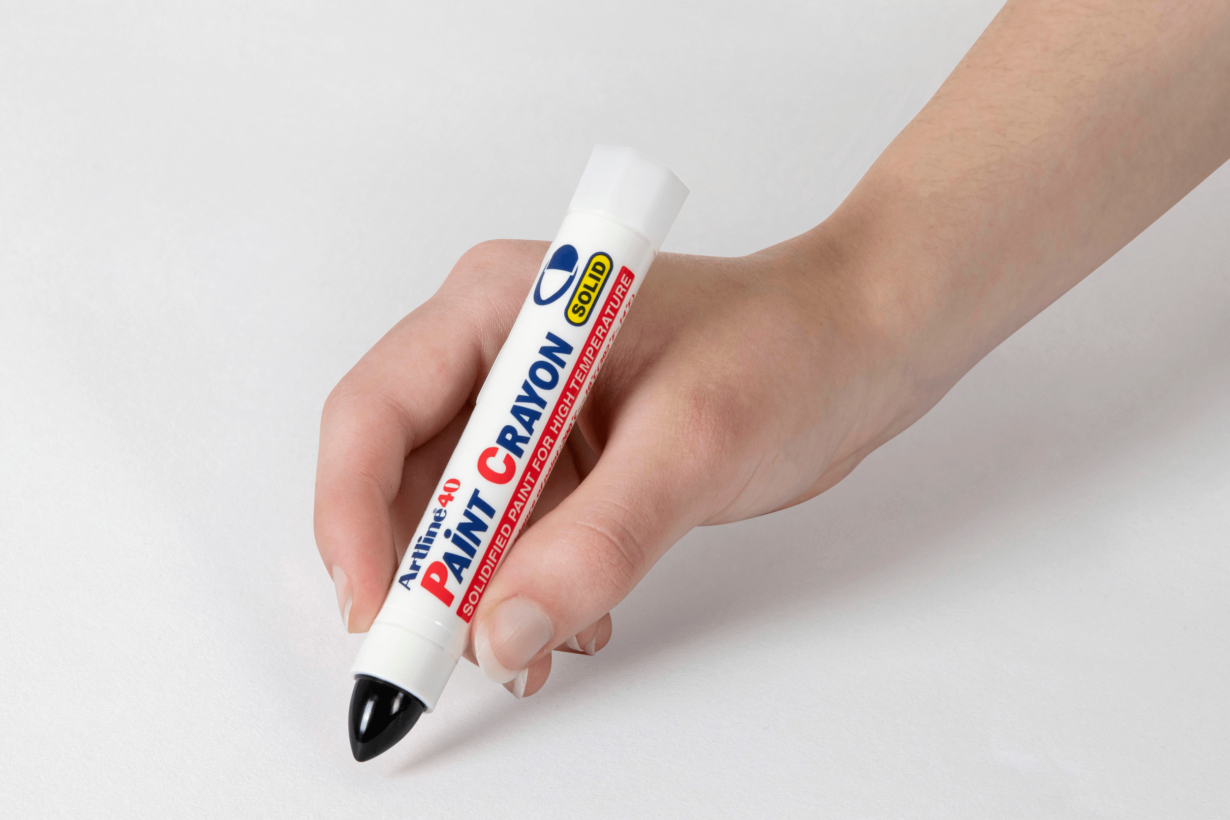 Artline 40 Permanent Paint Marker - Black (12-Pack) - Ideal for Art Projects, DIY Crafts, and Industrial Labeling