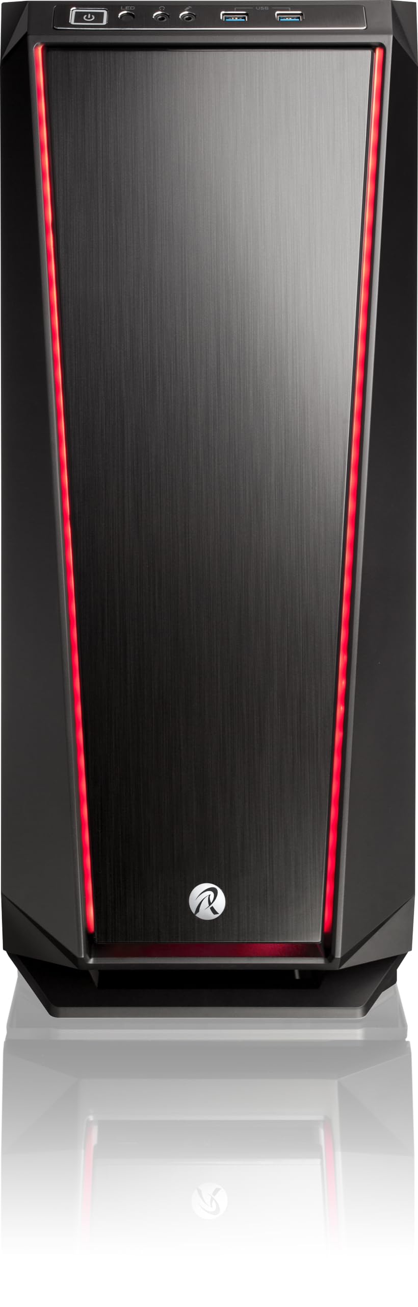 RAIJINTEK ZOFOS EVO WINDOW E-ATX Full Tower PC Gaming Case - Tempered Glass Side Panel, Front ARGB Lighting, Removable Bracket, Includes 1x140mm PWM ARGB Fan with Controller & 2x120mm Pre-Installed Fans (Black) - Perfect for High-End Gaming Rigs, Workstations, and Custom PC Builds