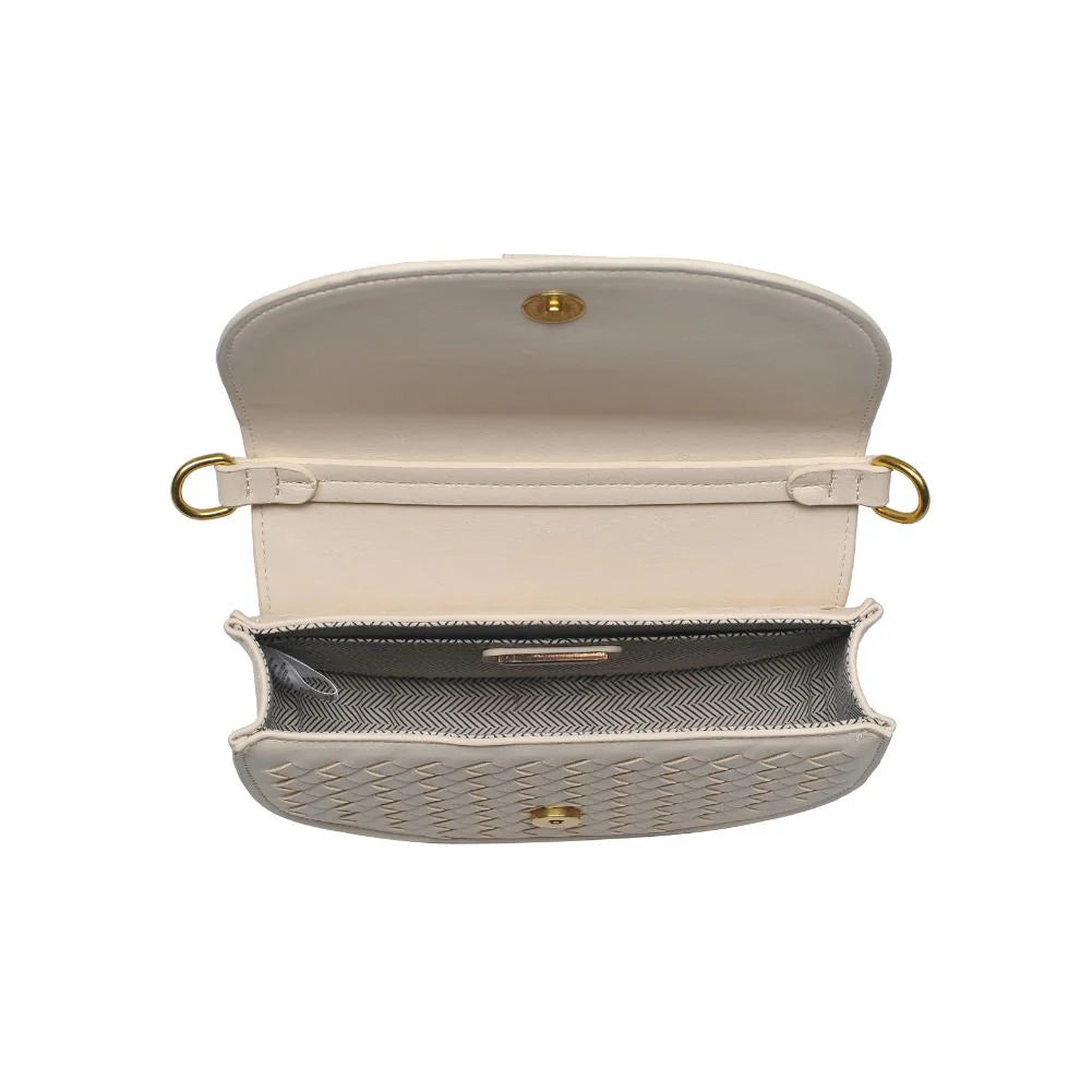 Alise Vegan Leather Crossbody Bag - Stylish & Eco-Friendly Oatmilk Color Purse for Women | Perfect for Work, Travel & Everyday Use
