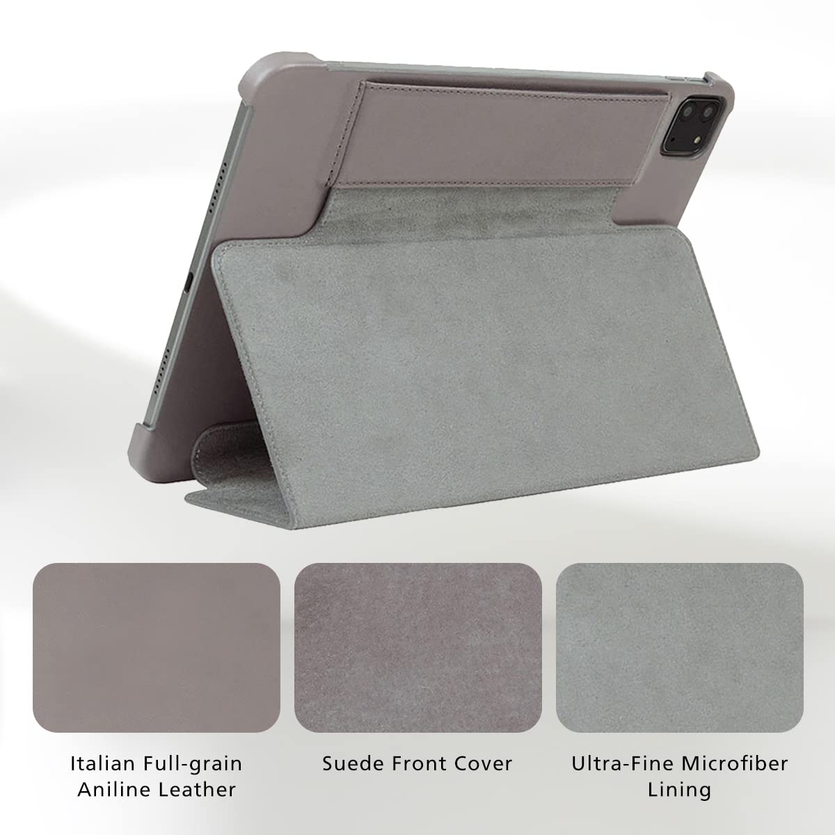Premium Italian Leather Folio Case for iPad Air 11