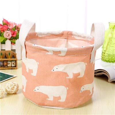 Portable Foldable Cosmetic Storage Basket - Waterproof Desktop & Bathroom Organizer Box for Toiletries (14x18 cm, Black) | Perfect for Travel, Home & Office Organization