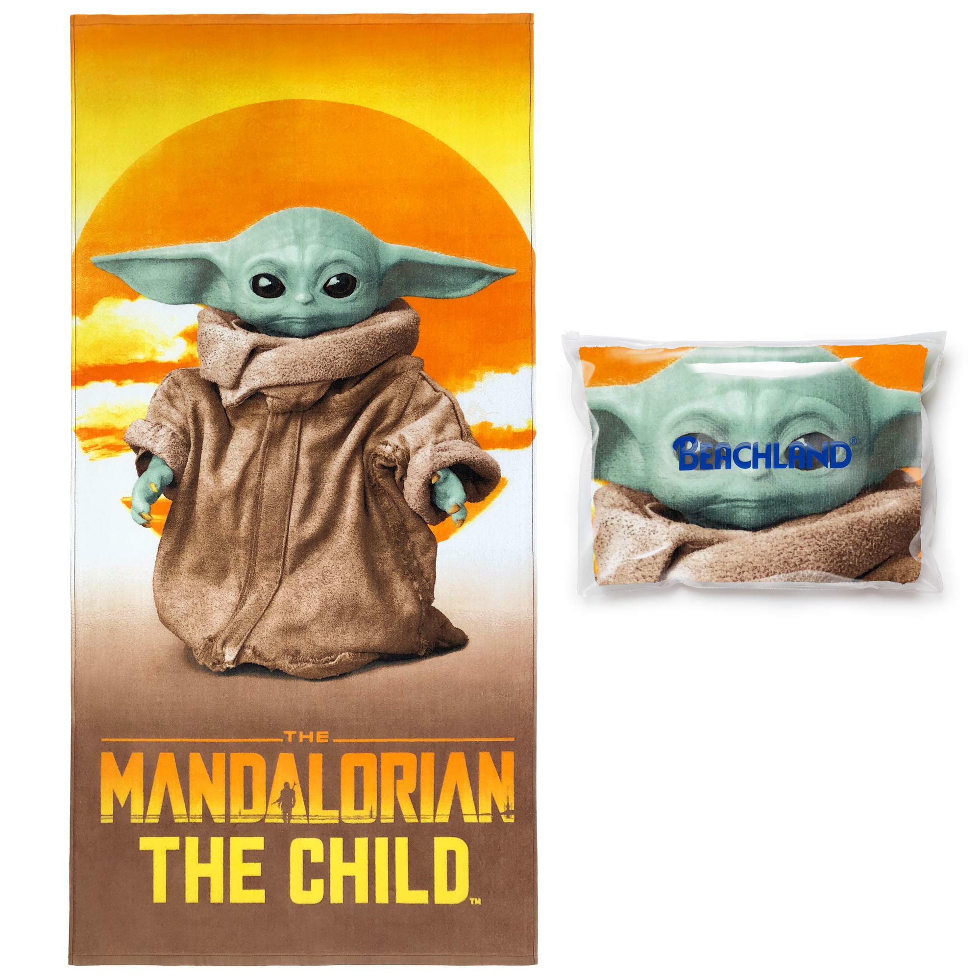Star Wars The Mandalorian Baby Yoda Beach Towel 28