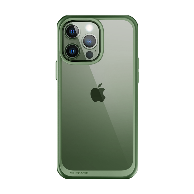 iPhone 13 Pro Case 6.1 Inch - Slim Clear Protective Cover with Shockproof Design | Unicorn Beetle Style | Open Box Green | Perfect for Everyday Use, Travel & Outdoor Activities