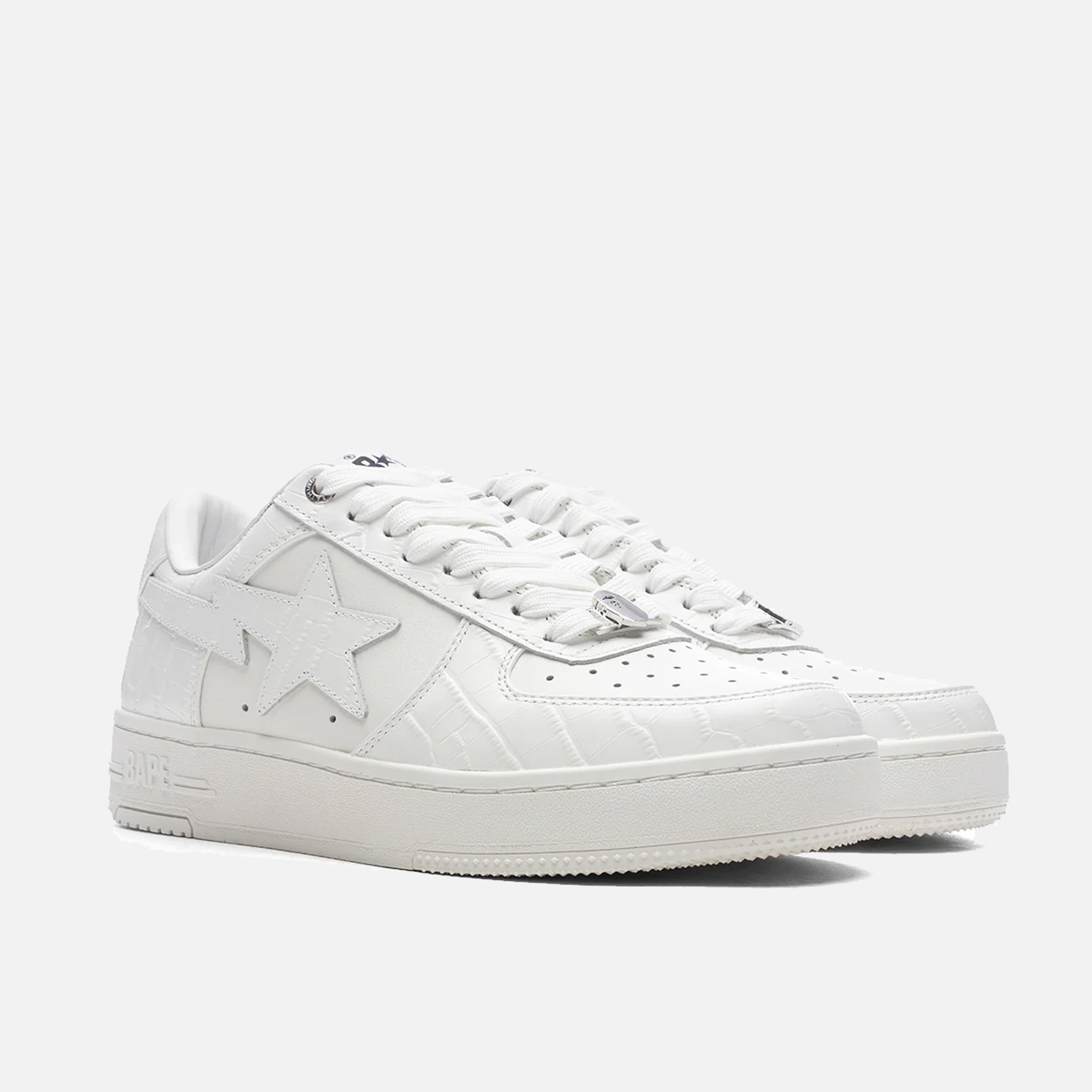 BAPE STA #3 M2 White Sneakers - Men's Streetwear Fashion Shoes for Casual Wear & Urban Style