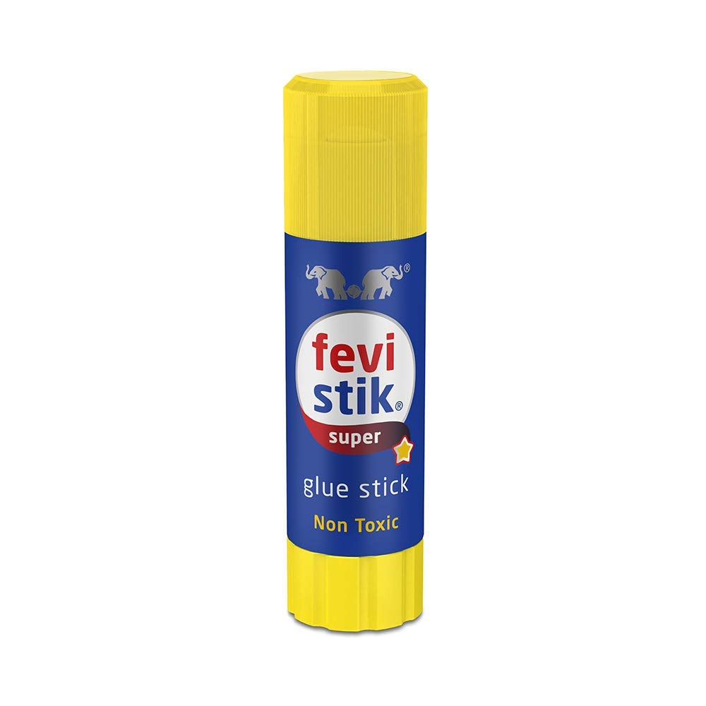 Hirdyaksh Mart Fevistick Multi-Purpose Super Glue Stick - Non-Toxic, Transparent, Fast Bonding Adhesive for DIY Crafts, Home Decor, School Projects - 25g (Pack of 4) - Perfect for Jewelry Making, Scrapbooking & Household Repairs