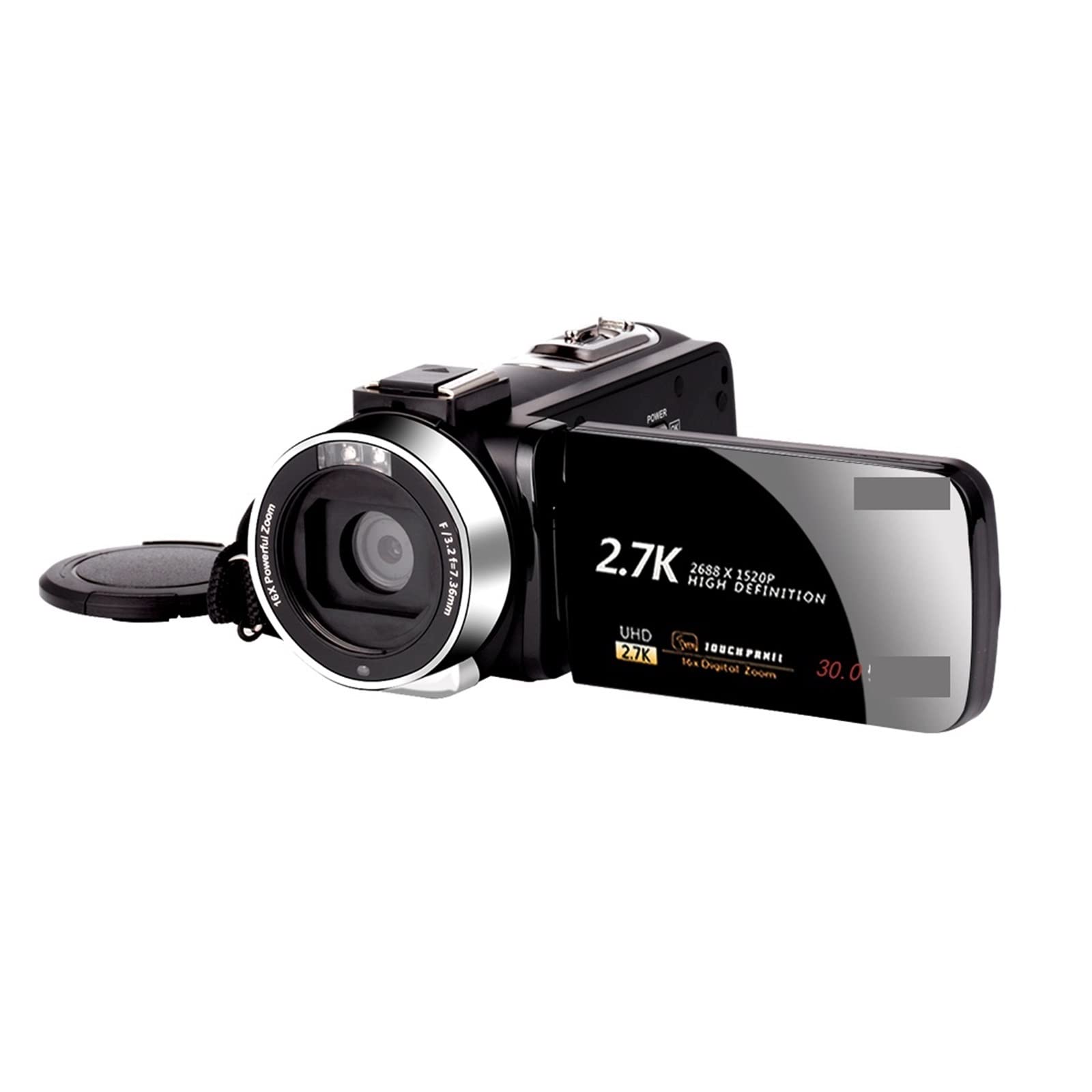 AUBEST 2.7K HD Digital Video Camera Camcorder with 3.0