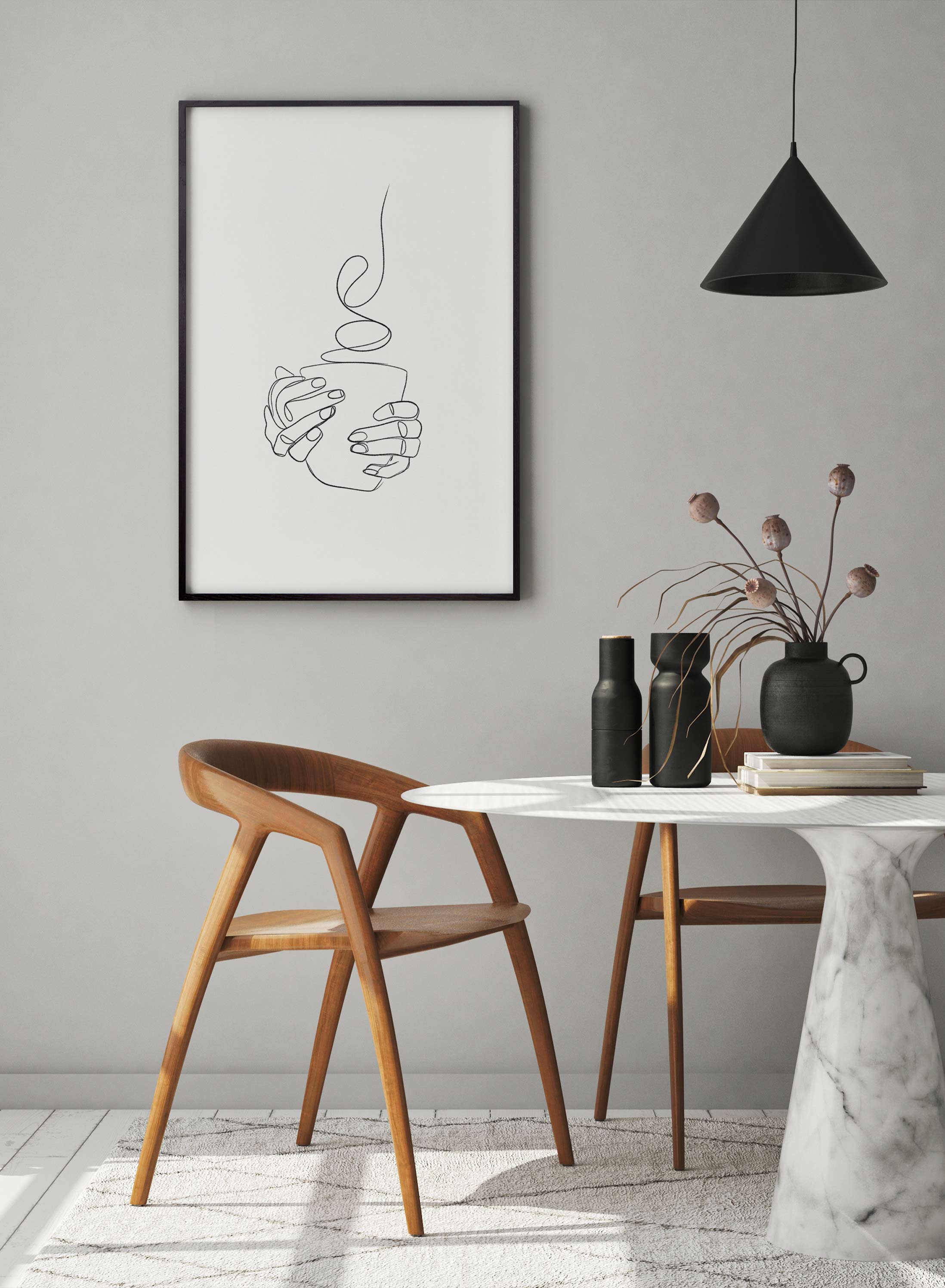 In the Moment - Inspirational Motivational Poster for Home & Office Decor - Perfect for Living Room, Bedroom, or Workspace Wall Art