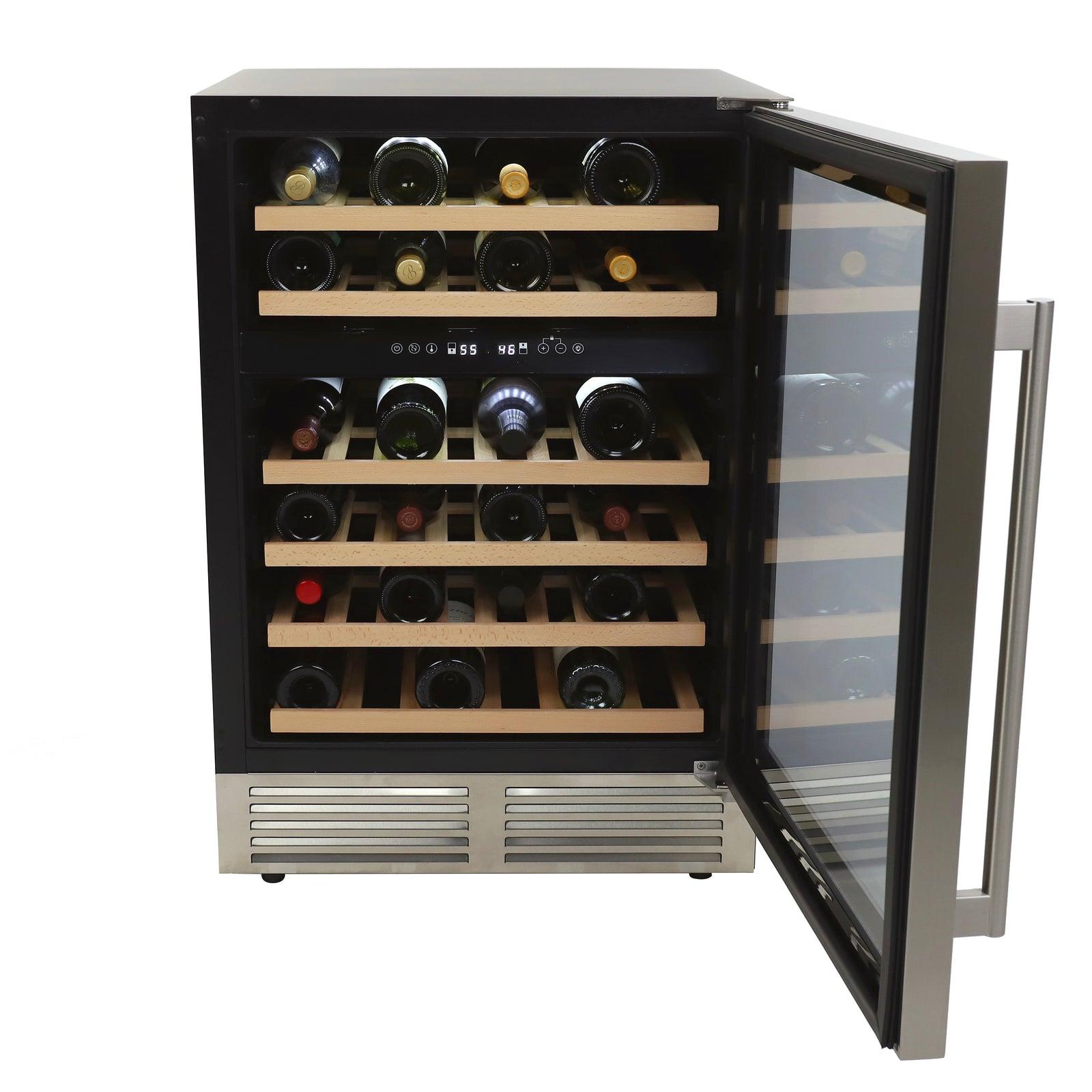 Avanti WCD46DZ3S 43-Bottle Dual Zone Wine Cooler - Premium Designer Series for Home & Restaurant Wine Storage
