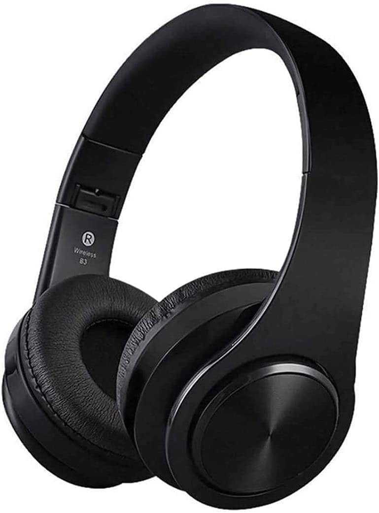 JYYBN Wireless Gaming Headset with Noise-Cancelling Microphone - Lightweight Over-Ear Headphones with Memory Foam Cushions, Bluetooth Compatible for PC, PS5, Xbox - Perfect for Online Classes, Home Office & Gaming Sessions