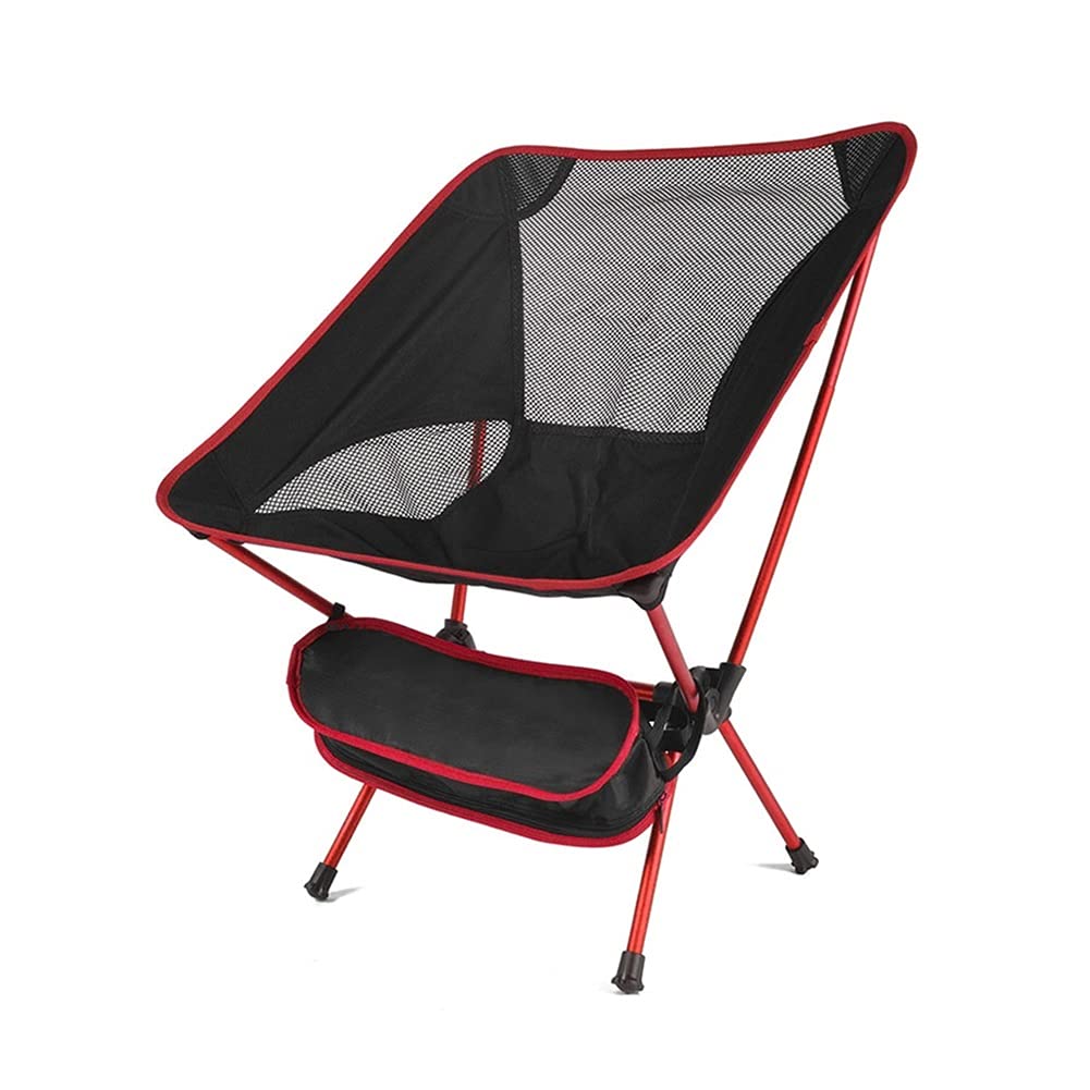 LICHUAN Ultralight Portable Folding Camping Chair - Heavy Duty Aluminum Frame for Outdoor, Fishing, Hiking, Picnic, BBQ - Perfect for Backyard, Beach, Tailgating & Camping Trips