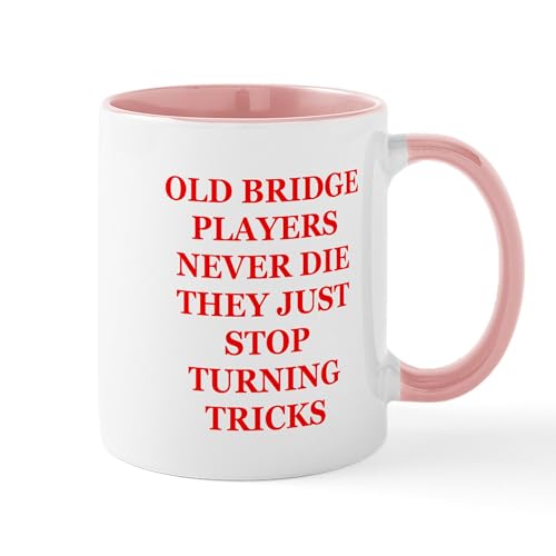 White/Pink Inside - Duplicate Bridge Mug