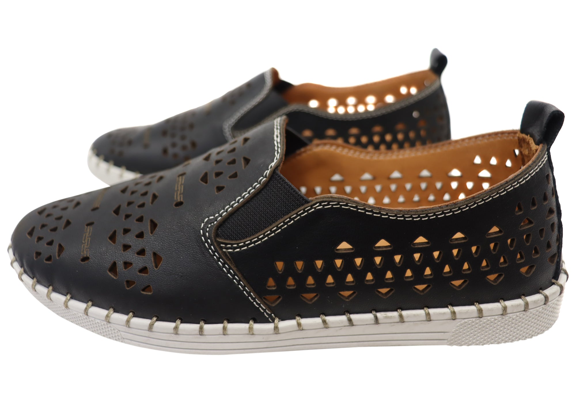 Orizonte Bosa Women's Comfortable Leather Shoes - European Style for Walking, Work & Casual Wear