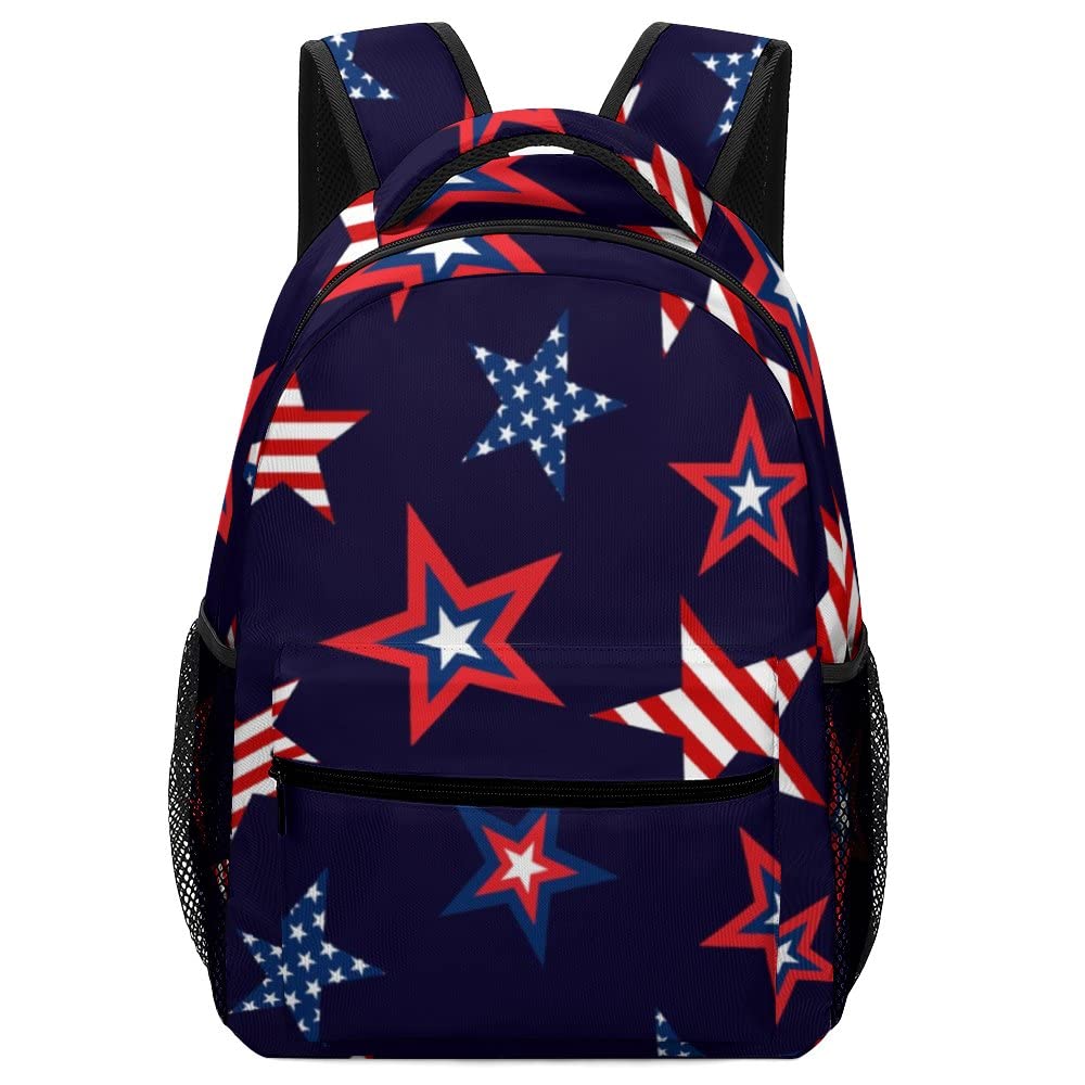 Lightweight American Stars USA Backpack for Boys & Girls - Durable School Bag & Travel Backpack for Students | Perfect for School, College, Travel & Daily Use