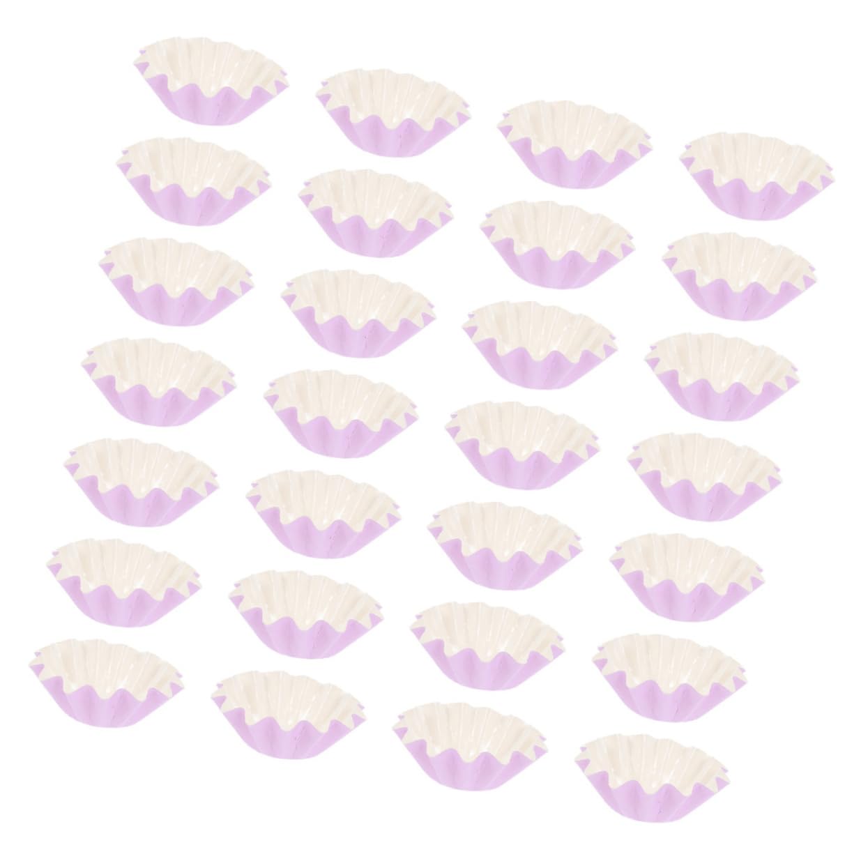 PRETYZOOM 100pcs Purple Wax Paper Cups - Leakproof Wax Warmer Liners for Candle Making, Wax Melting, and Aromatherapy - Perfect for DIY Crafts, Home Fragrance, and Spa Use