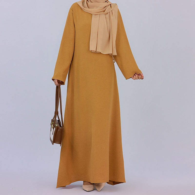16 Color Options Women's Abaya Dress - Modest Islamic Clothing for Arab, Turkish & Middle East - Perfect for Prayer, Daily Wear & Special Occasions