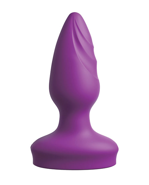 3Some Wall Banger Silicone Rechargeable Remote Control Anal Plug - Purple | Waterproof & Wireless Vibrating Butt Plug for Couples Play & Solo Use | Perfect for BDSM, Roleplay & Spicing Up Your Sex Life