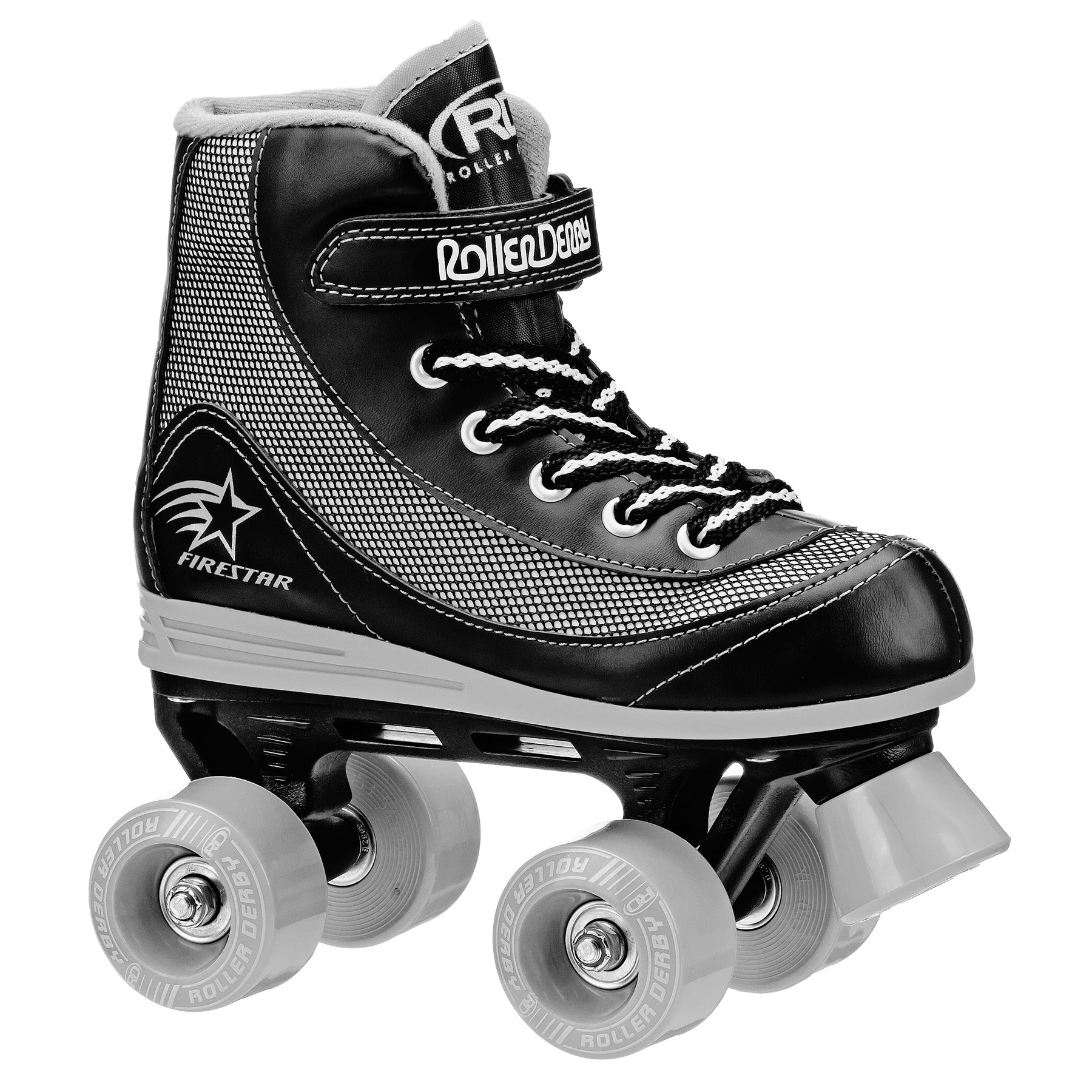 FireStar Youth Boys Roller Skates - Adjustable Quad Roller Skates for Kids Ages 5-12, Outdoor & Indoor Skating Fun, Birthday Gifts for Boys & Girls