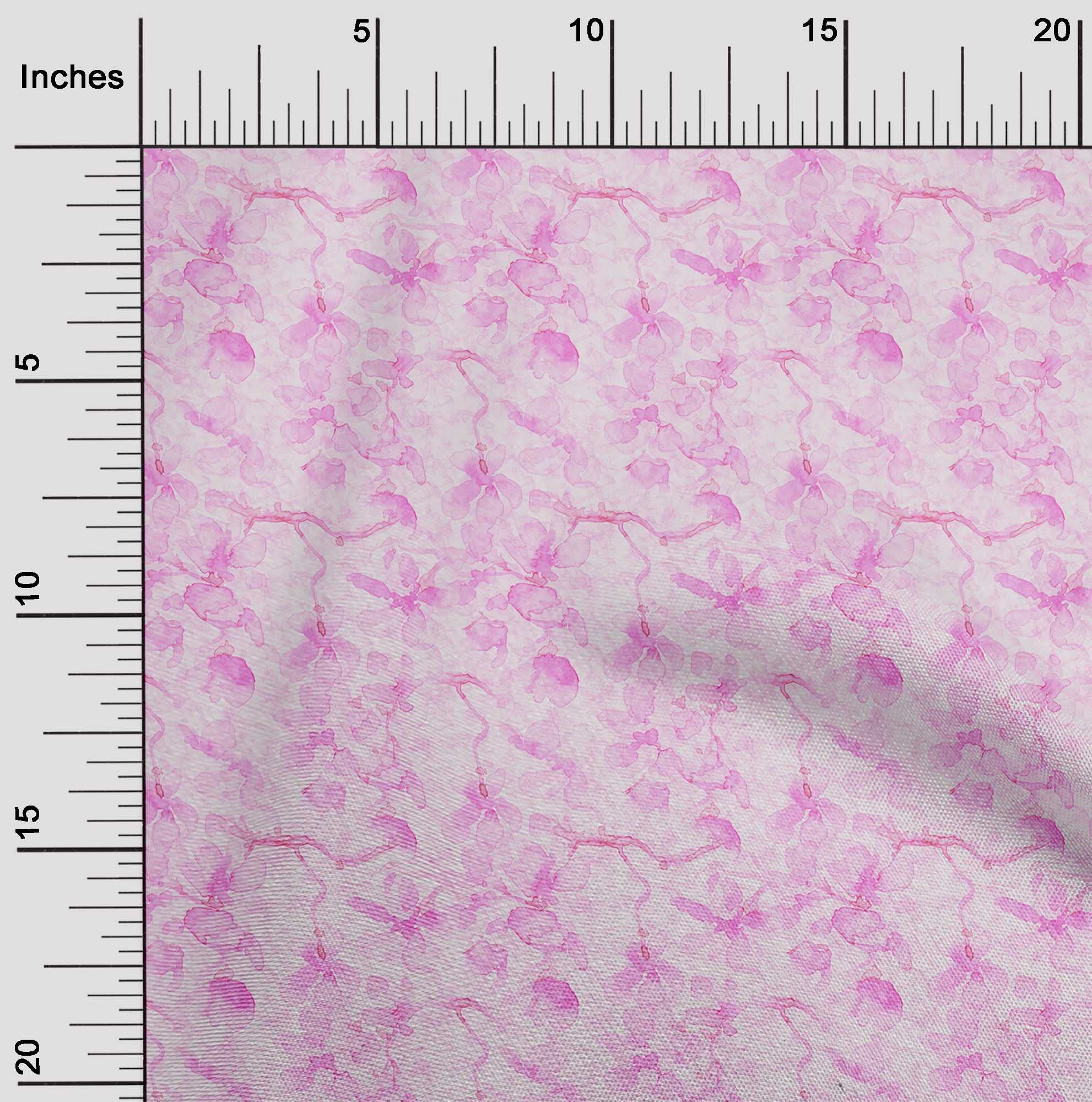 oneOone Rayon Amethyst Printed Fabric by The Yard - 56
