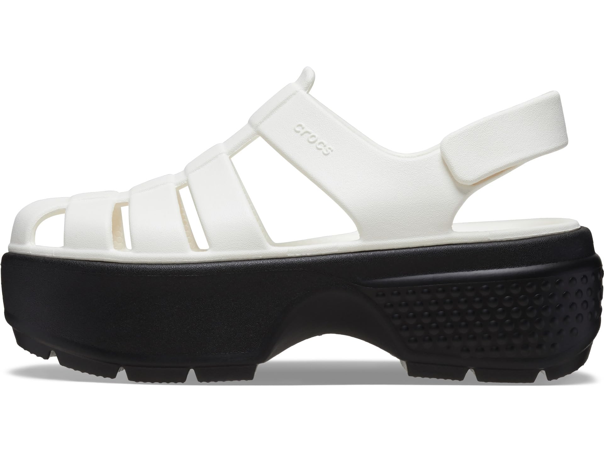 Crocs Unisex-Adult Stomp Fisherman Sandal with Heel - Comfortable Waterproof Slip-Resistant Sandals for Men & Women - Perfect for Beach, Pool, and Outdoor Activities