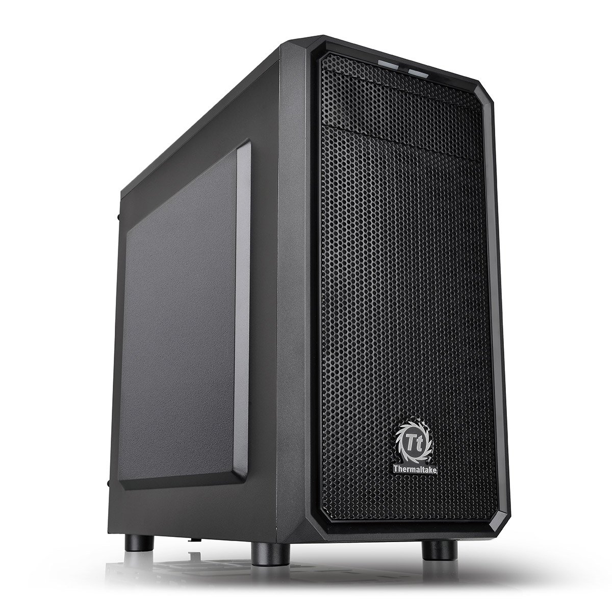 Thermaltake Versa H15 Black M-ATX Gaming PC Case - Compact Tower for High Performance Gaming & Workstation Builds - Perfect for Small Spaces & Home Offices