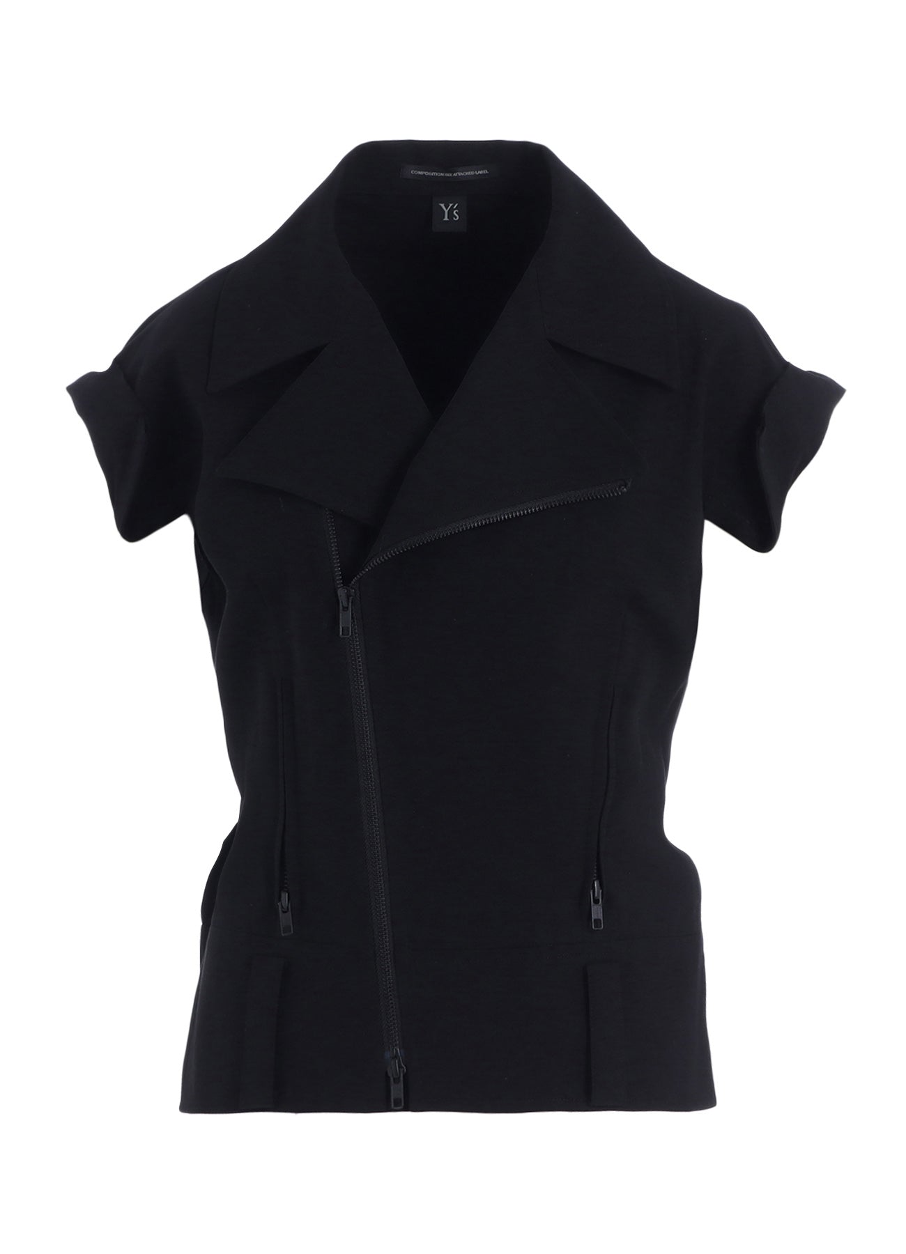 Stylish Cotton Twill Untrimmed Sleeve Moto Jacket for Women - Perfect for Motorcycle Riding, Casual Outfits & Streetwear Fashion